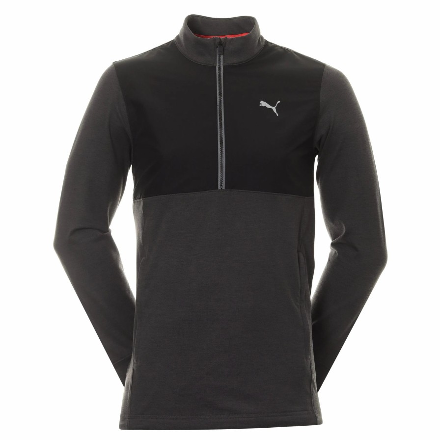 * Puma Golf Cloudspun Wrmlbl 1/4 Zip Outerwear