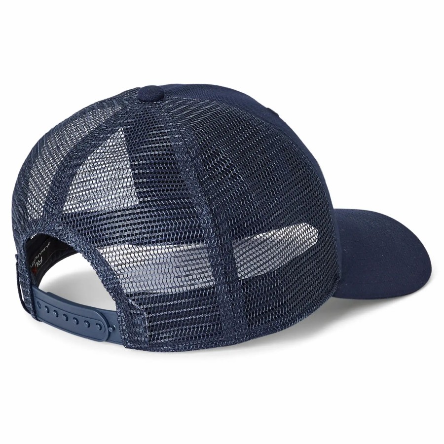 * Rlx Ralph Lauren High-Crown Trucker Cap Headwear