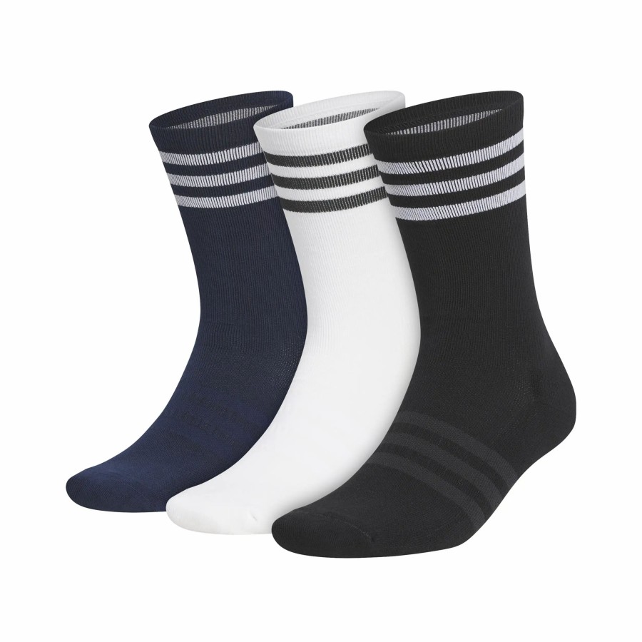 * Adidas Golf 3 Pack Crew Sock Socks