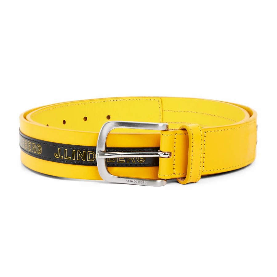 * J.Lindeberg Golf Archer Leather Belt Belts