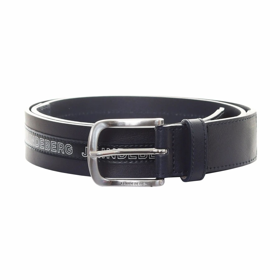 * J.Lindeberg Golf Archer Leather Belt Belts