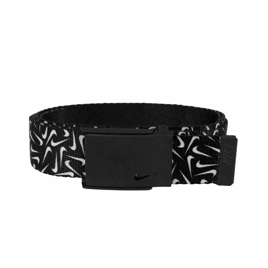 * Nike Golf Swooshfetti Printed Web Belt Belts