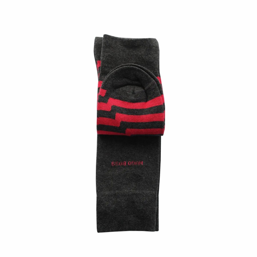 * Boss 2 Pair Rs Stripe Crew Socks Socks