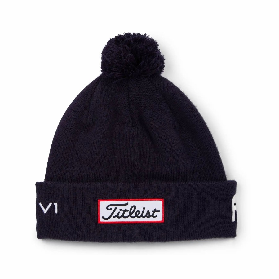 * Titleist Tour Pom Pom Beanie Headwear