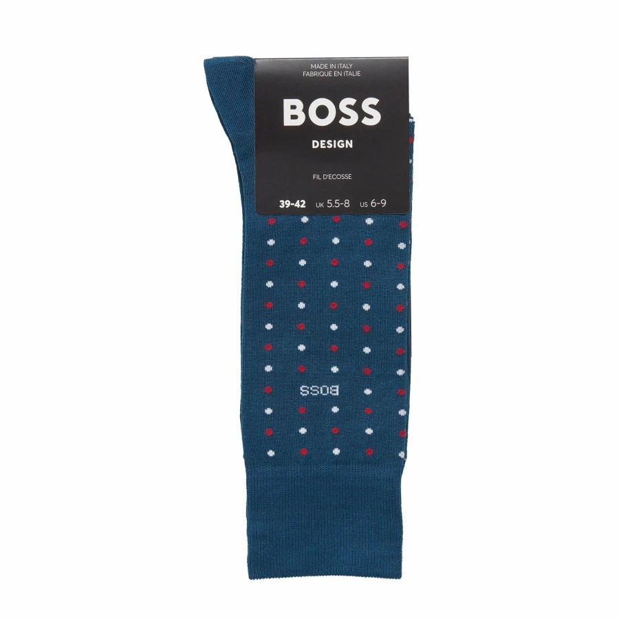 * Boss 2 Pair Mini Pattern Crew Socks Socks