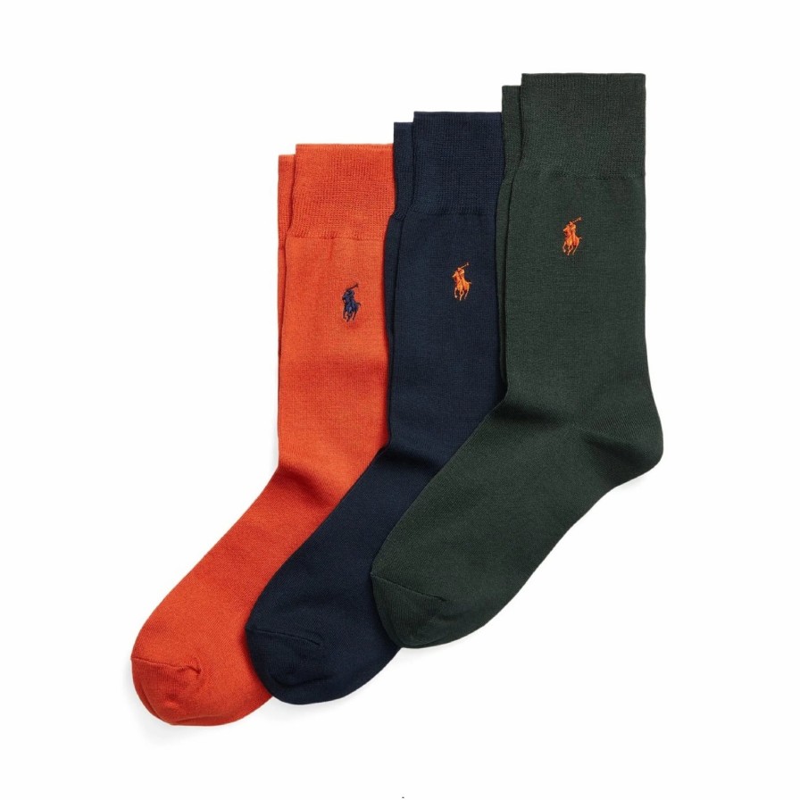 * Polo Ralph Lauren Cotton Socks 3 Pack Socks