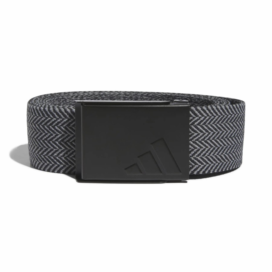 * Adidas Golf Heather Stretch Reversible Belt Belts