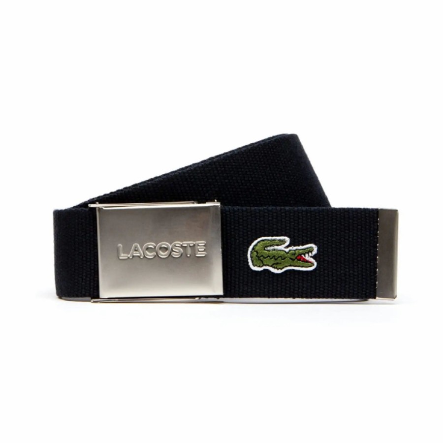 * Lacoste Woven Fabric Belt Belts