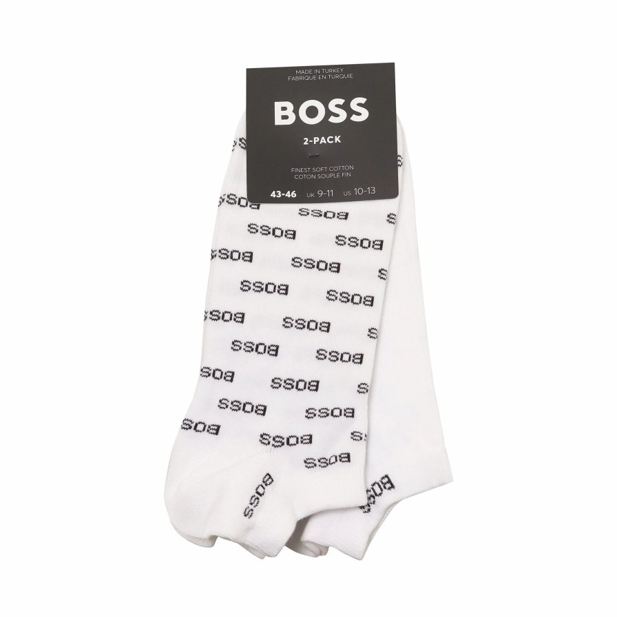 * Boss 2 Pair Allover Ankle Socks Socks