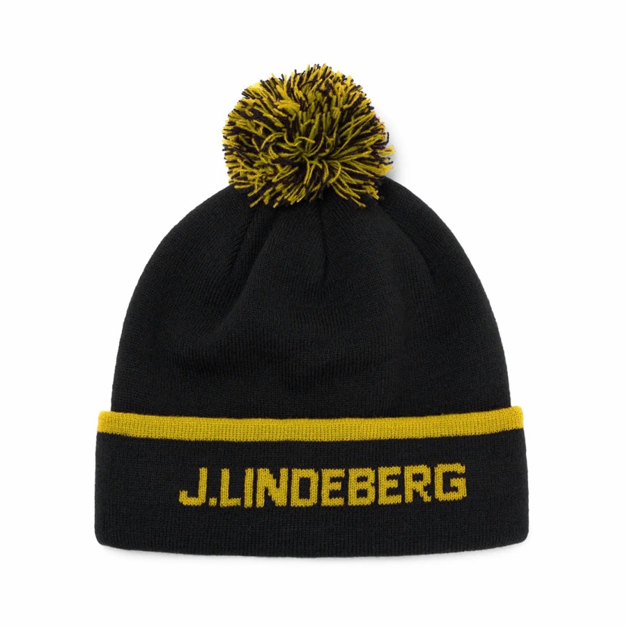 * J.Lindeberg Stripe Beanie Hat Headwear