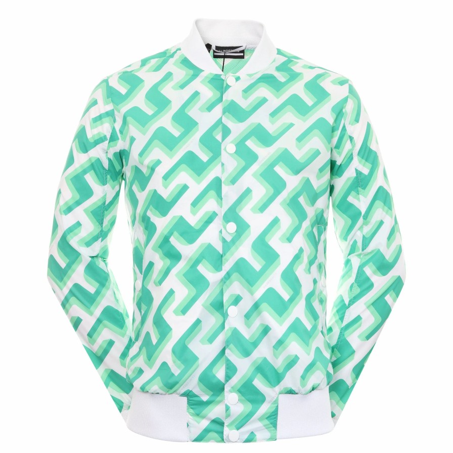 * J.Lindeberg Golf Lux Printed Bomber Jacket Outerwear