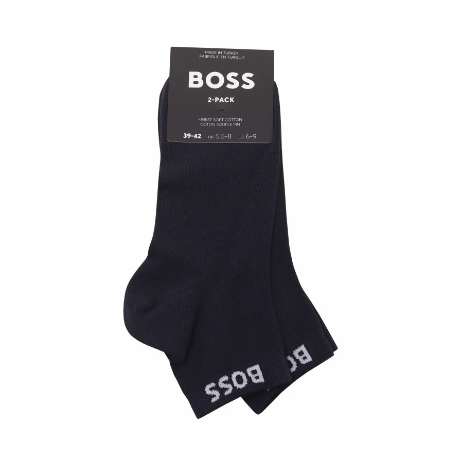 * Boss 2 Pair Sh Ankle Socks Socks