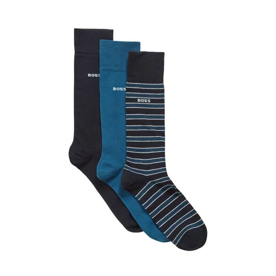 * Boss 3 Pair Gift Set Crew Socks Socks