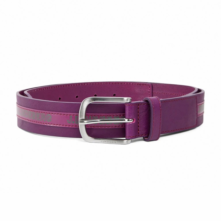 * J.Lindeberg Golf Archer Leather Belt Belts