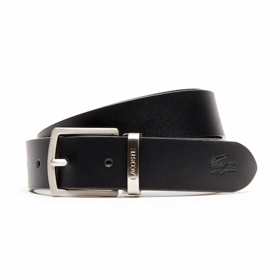 * Lacoste Reversible Leather Belt Gift Set Belts