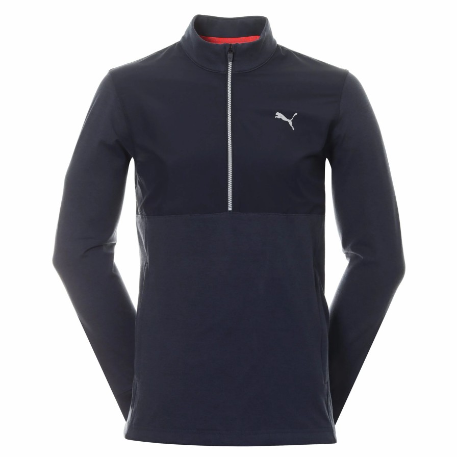 * Puma Golf Cloudspun Wrmlbl 1/4 Zip Outerwear