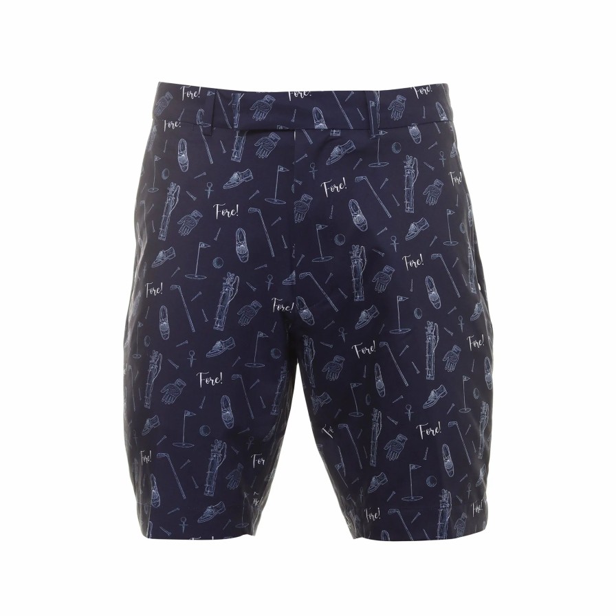 * Rlx Ralph Lauren Stretch Tailored Fit Shorts Shorts