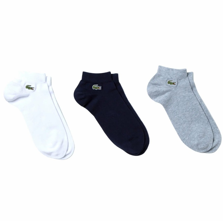 * Lacoste 3 Pack Low Cut Socks Socks