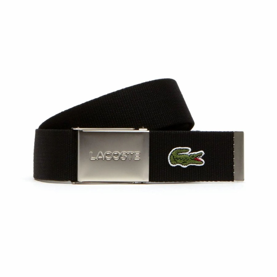 * Lacoste Woven Fabric Belt Belts