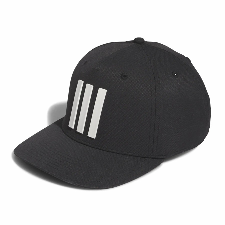 * Adidas Golf Tour 3-Stripes Snapback Cap Headwear