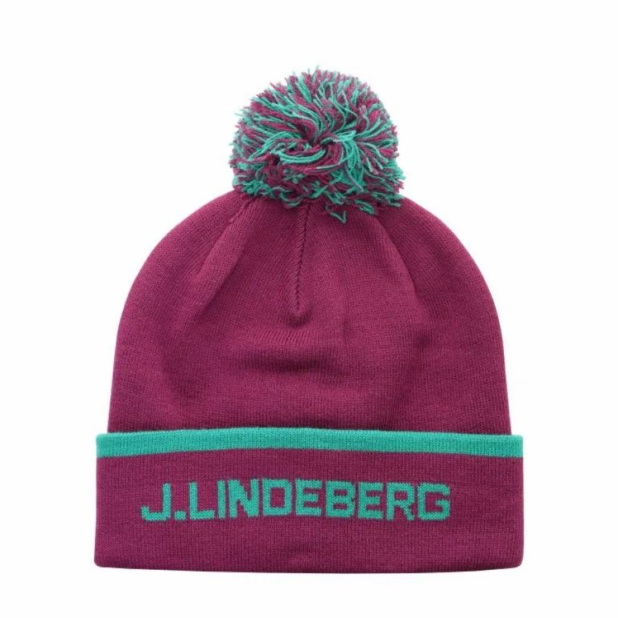 * J.Lindeberg Stripe Beanie Hat Headwear