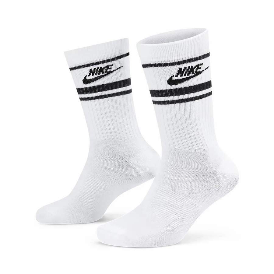 * Nike Golf Everyday Essential Crew Stripe Socks 3 Pair Socks